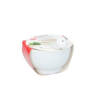 Grūstuvė prieskoniams balta keramikinė 10x10,5x6,5 cm Alpina 871125205332