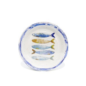 Lėkštės vienkartinės popierinės 23 cm 8 vnt PEIXE Algon BA01054078084