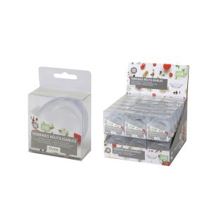 Indelis užkandžiams daugkartinis, plastikinis 10 vnt 8x6x2cm Urban Living 301202