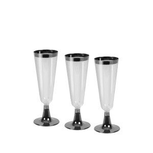 Taurės 3 vnt 150 ml plastikinės daugkartinės Algon BA01054274997