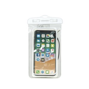 Neperšlampamas dėklas telefonui baltas/juodas 20x10,5 cm GRUNDIG 871125223659