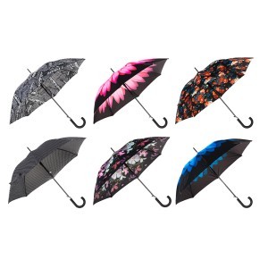 Skėtis automatinis ilgas D100 H83 cm (mix) Acces 315920