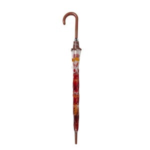 Skėtis automatinis ilgas permatomas D90 cm H84 cm Entre Temps PL381