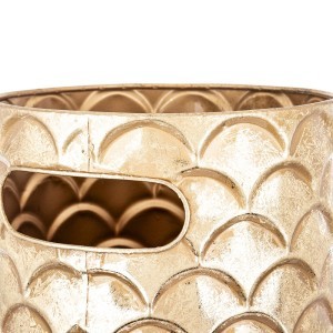Skėčių stovas metalinis aukso sp. 55x20x20 cm 176381