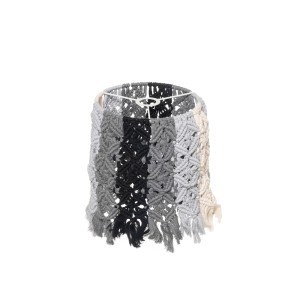 Nėrimo virvelė Macrame 250 g 75 m 3 mm (vąšelio/virbalų dydis 4-6) juoda Kehra