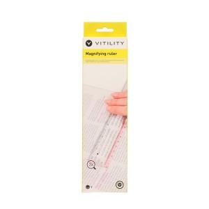 Liniuotė 20 cm padidina vaizdą 2 kartus Vitility 322788