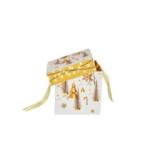 Dėžutė dovanoms kartoninė 2 vnt (15x15x15 cm) 85880 KLD
