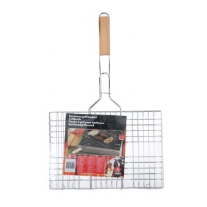 Grotelės kepimui BBQ 550x350x20 mm 871125229112