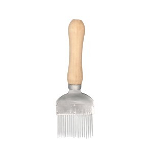 Šakutė korių atakiavimui medine rankena 20x6,5 cm BEE6624