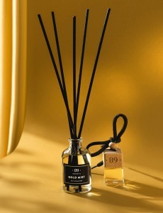 Namų kvapas su lazdelėmis 50 ml Aromatic Gold Mist