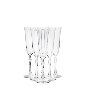 Taurės šampanui 6 vnt.190 ml BOHEMIA 26x6,5x6,5 cm 119269