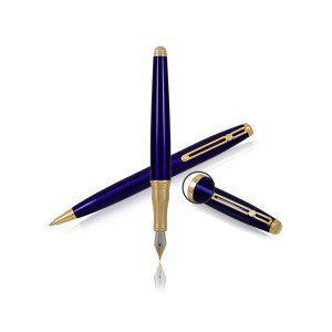 Rinkinys parkeris+rašiklis mėlynas  "Buckingham" RE115PD REGAL