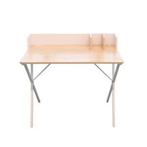 Kompiuterio stalas 90x85x50 cm medinis baltas Home Deco HD6423