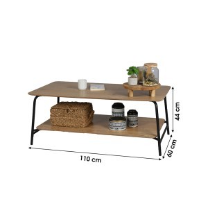 Kavos staliukas 110x60x44 cm medis Urban Living 151177
