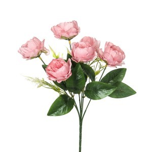Dekoratyvinė gėlių puokštė Bijūnai D7xH30 cm (mix) 50413