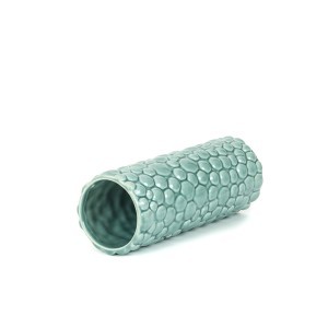 Vaza keramikinė pilkos/žalios (mix) spalvos 22 cm 32323