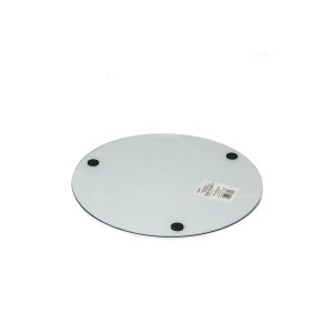 Padėklas stiklinis juodo marmuro spl. 25x25 cm 177626
