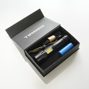 METAL TORCH, W/CREE XPE DIODE,BLACK,1XAA