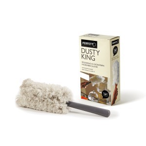 Šluotelė dulkėms valyti (rankena+3 šluostės) DUSTY KING PERFETTO 0065E