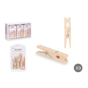 Segtukai nuotraukoms mediniai 9 vnt Pincello 82824