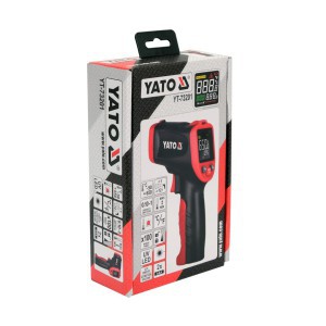 Termometras pirometras skaitmeninis lazerinis LCD (-50 +650°C) YT-73201 YATO