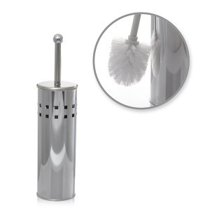 Šepetys klozeto su dėklu metalinis D9.5 H38 cm Bath&Showe 871125278246