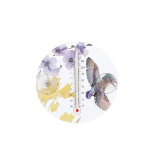 Termometras lauko su siurbtukais PAUKŠČIAI D16 cm (-30 +50) MAK1830