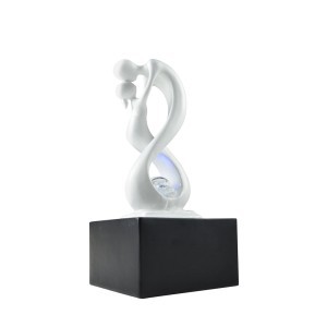 Fontanas kambarinis relaksui su LED baltas  14x14x31 cm Zen Arome