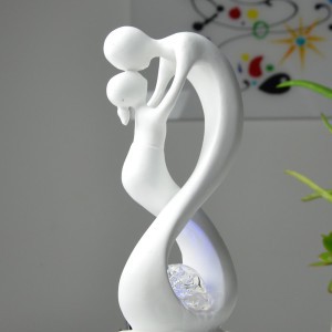 Fontanas kambarinis relaksui su LED baltas  14x14x31 cm Zen Arome