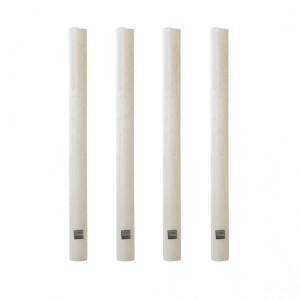 Žvakės 4 vnt 25 cm kreminė spalva PTMD 101522