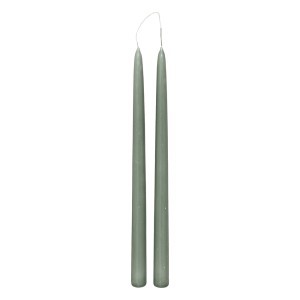 Žvakės 2 vnt. 30 cm žalia sp. Atmosphera 196006H