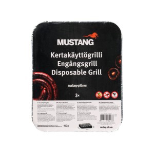 Kepsninė vienkartinė 3 vnt. komplektas, 27x22x4 cm 400 g MUSTANG 218216
