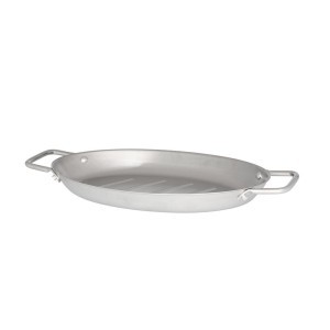 Keptuvė ovali griliui 40x21 cm nerūdijančio pl. MUSTANG 60404