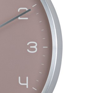 Laikrodis sieninis sidabrinės sp. metalinis d 30 cm W8030 Widdop