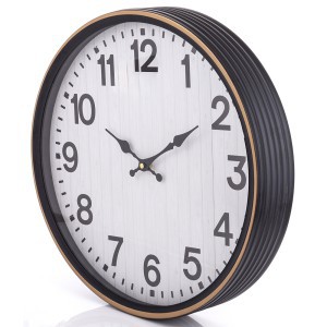 Laikrodis sieninis metalinis  40x40x7 cm 164089