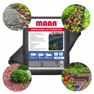 Agrodanga juoda (mulčiavimui) 50g/m2 1,1x5 m 8367 MAAN