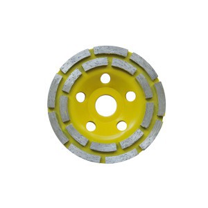 Diskas šlifavimui deimantinis plokščias 115 mm 2-jų eilių 0859115 Crownman (10)