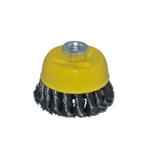 Šepetys šlifavimo kūginis suktos vielos su varžtu 100 mm 0892100 Crownman (1)