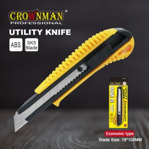 Peiliukas nulaužiamas 18 mm 0200018 Crownman (12)