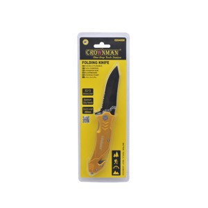 Peiliukas kišeninis užlenkiamas 3Cr13 0204008 Crownman