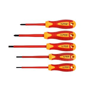 Atsuktuvai izoliuoti 5 vnt. 1000 V S2 YT-2827 YATO