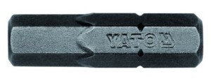 Antgalis atsuktuvui šešiak. 6.0 mm L25 mm 1/4" YT-7834  (50) YATO STB
