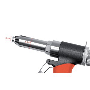 Kniediklis pneumatinis 1/4" 2.4-6.4 mm/1389 kg YT-3618 YATO