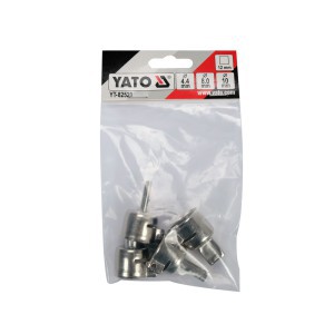 Antgalių rinkinys karšto oro stotelei 4 vnt. 4.4/8.0/10/12 mm YT-82520 YATO