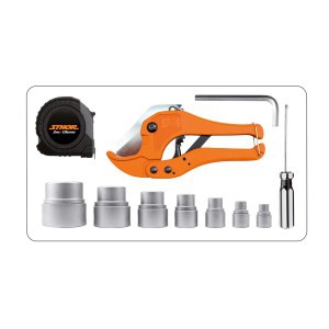 Suvirinimo aparatas PVC vamzdžiams su priedais 230V 1500W 78910 Sthor