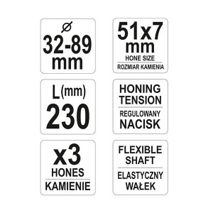 Šveitiklis cilindrų 3-kojis 32-89 mm YT-05811 YATO