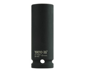 Galvutė šešiakampė ilga smūginė 1/2" 18 mm CrMo YT-1038 YATO