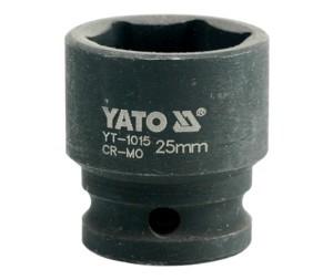 Galvutė šešiakampė smūginė 1/2" 25 mm YT-1015 YATO