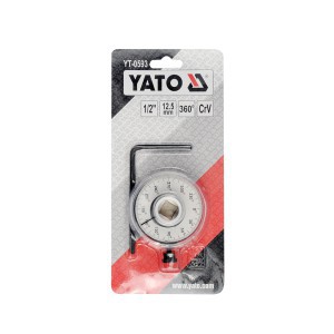 Kampų matuoklis varžtų užveržimui 1/2" 0-360o YT-0593 YATO