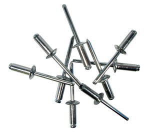 Kniedės aliumininės 4,0x8,0 mm 50 vnt. Savex